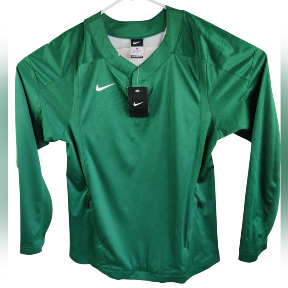 Nike Softball/Baseball Mens Green Sz Small Jacket (Bin B)